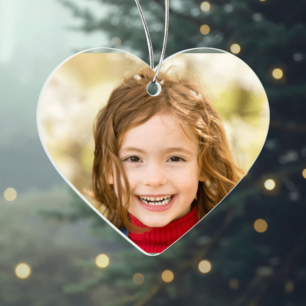 First  Christmas Acrylic Heart Ornament