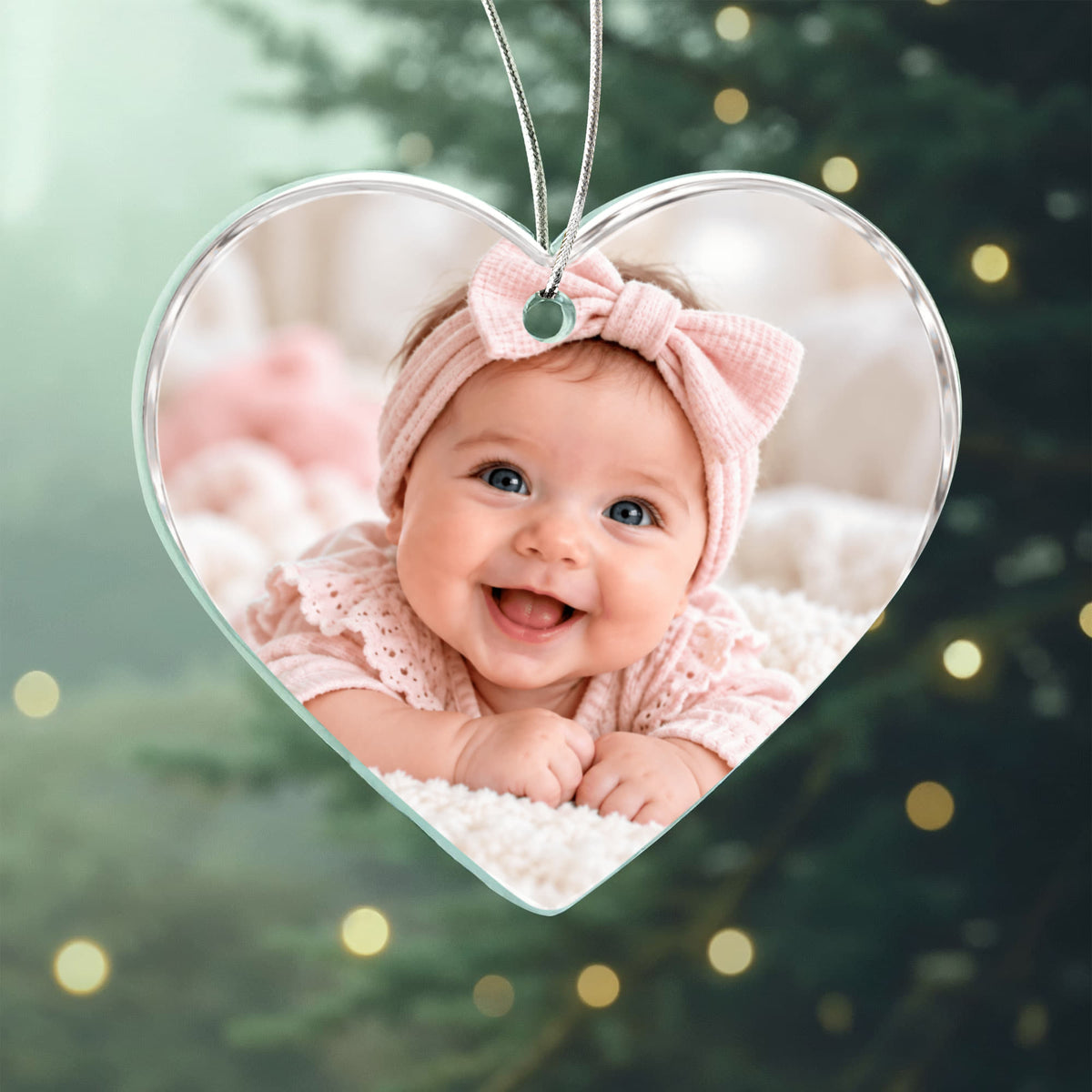 Personalised Heart-Shaped Acrylic Plaque – Custom Photo Gift