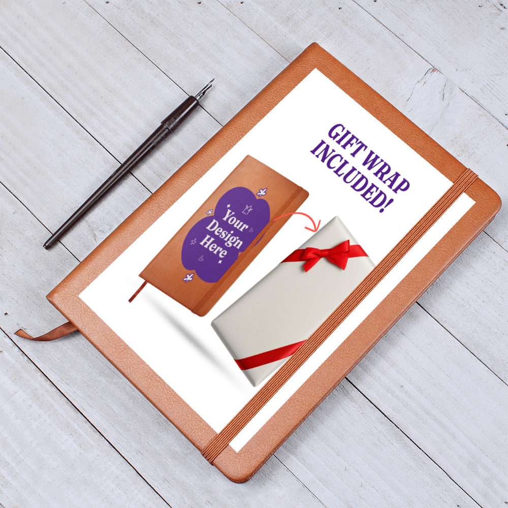Graphic Journal & Gift Wrap Bundle – Creative, Stylish, and Gift-Ready