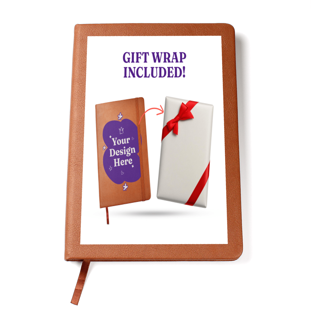 Graphic Journal & Gift Wrap Bundle – Creative, Stylish, and Gift-Ready
