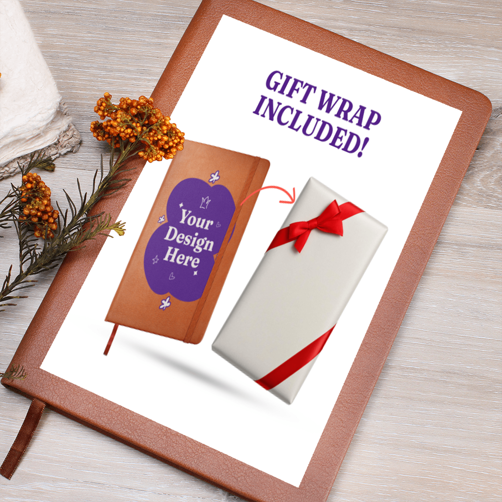 Graphic Journal & Gift Wrap Bundle – Creative, Stylish, and Gift-Ready