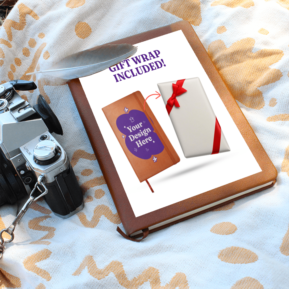 Graphic Journal & Gift Wrap Bundle – Creative, Stylish, and Gift-Ready