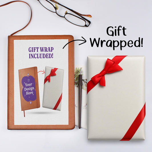 Graphic Journal & Gift Wrap Bundle – Creative, Stylish, and Gift-Ready