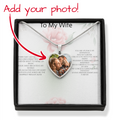 Photo Heart Necklace for Wife – A Romantic Gift of Love