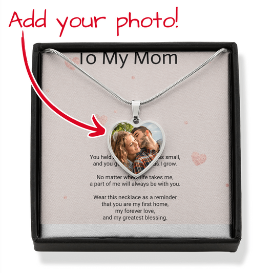 Photo Heart Necklace for Mom – A Gift Filled with Love