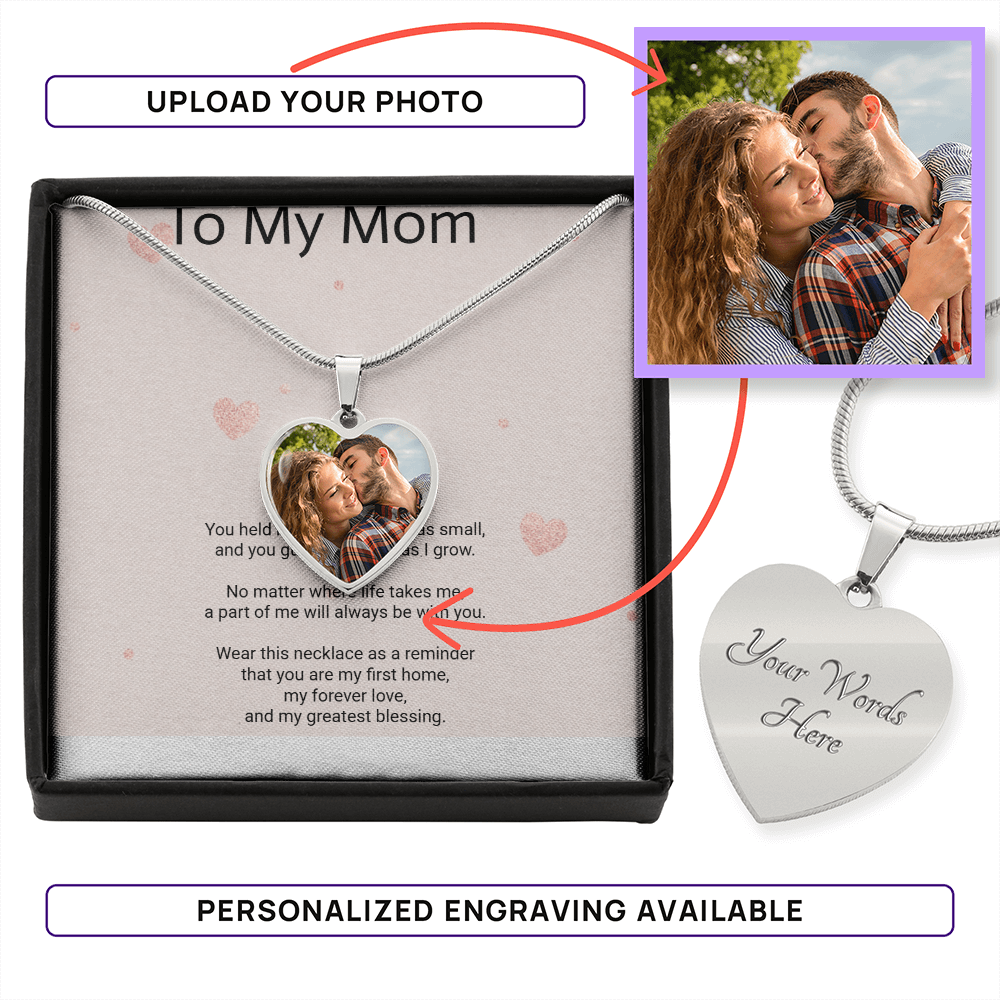 Photo Heart Necklace for Mom – A Gift Filled with Love