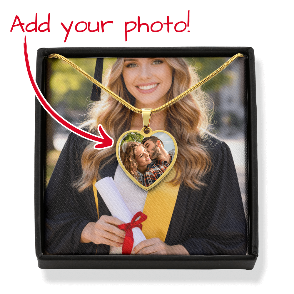 Photo Heart Necklace – Personalized Jewelry with Your Favorite Photo