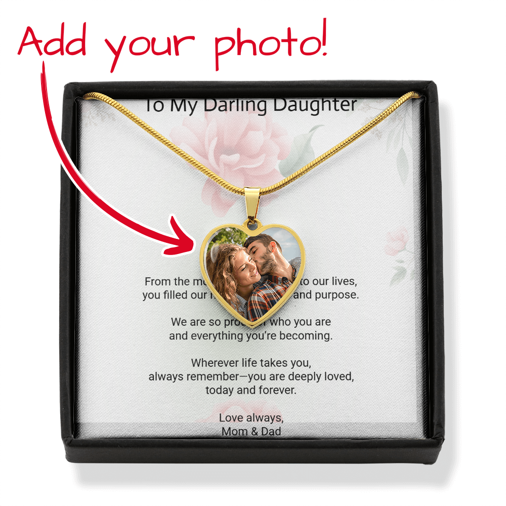 Photo Heart Necklace for Daughter – A Gift Filled with Love