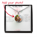 Photo Circle Necklace for Wife – A Romantic Gift from the Heart