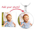 Personalised Daughter's Birthday Circle Necklace with Photo & Engraving | Heartfelt Keepsake Gift