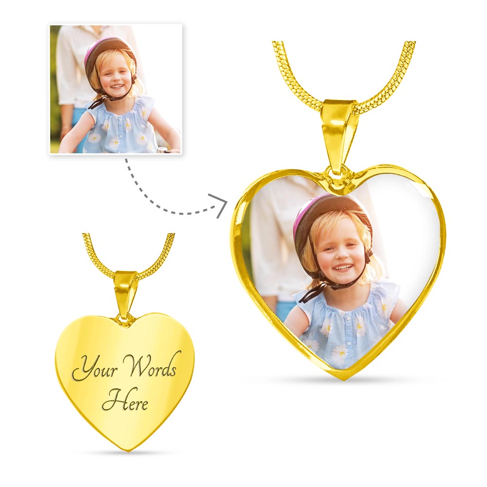Custom Engraved Heart Necklace – Romantic Jewelry for Every Occasion