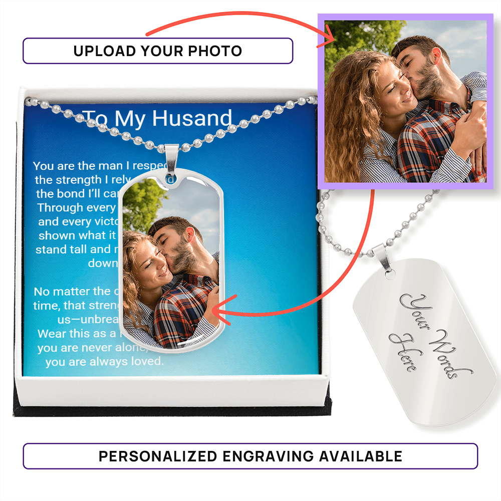 Dog Tag Necklace for Husband – A Meaningful Gift of Love