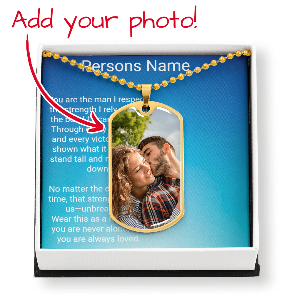 Dog Tag Necklace for Dad – A Meaningful Gift He'll Always Wear