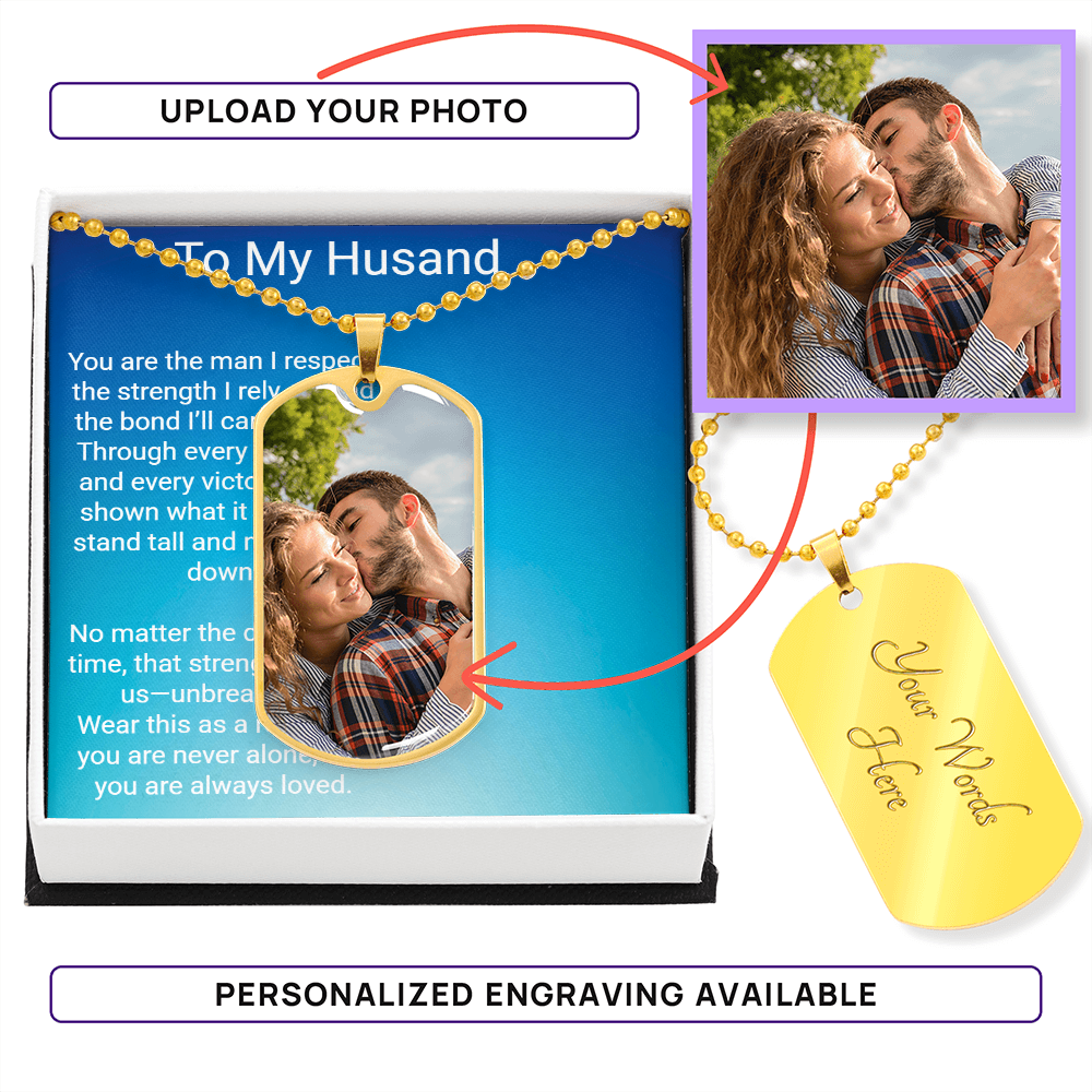 Dog Tag Necklace for Husband – A Meaningful Gift of Love